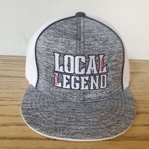 Pacific Headwear - Baseball Hat - "Local Legend" - Fitted (XS) - Flexfit - Meshb